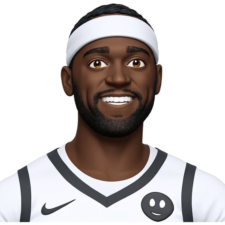 smiling dark-skinned man portrait emoji