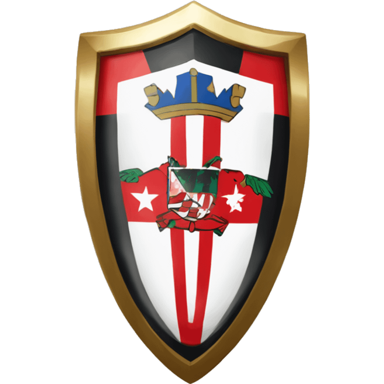 Shield of the Brazilian team São Paulo FC emoji