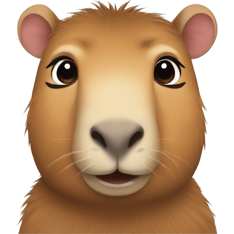 pregnant silly capybara emoji