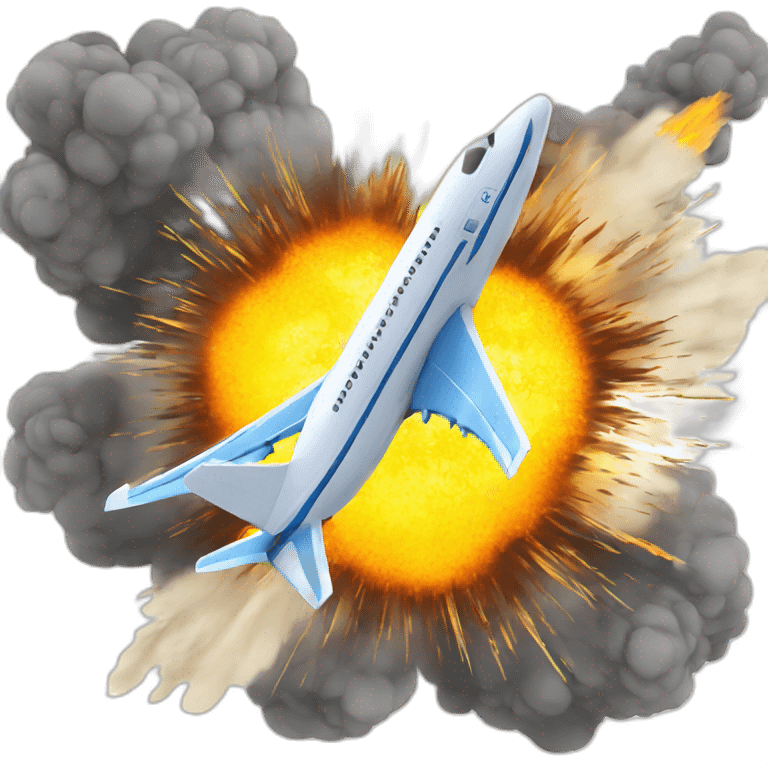 Avion tours explosion emoji