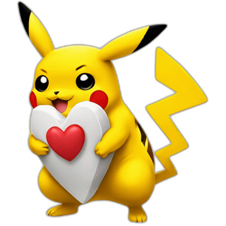 making love pikachu emoji