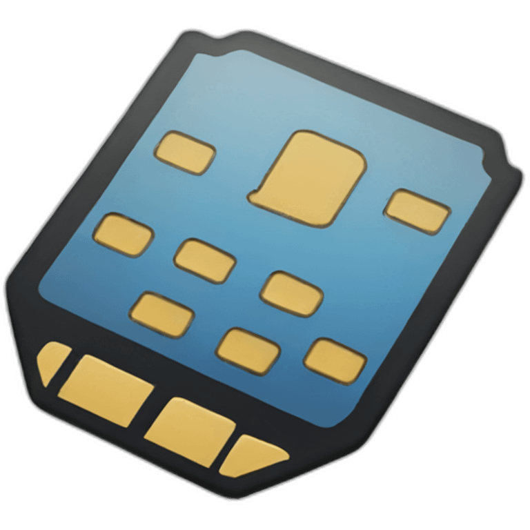 Sim card emoji