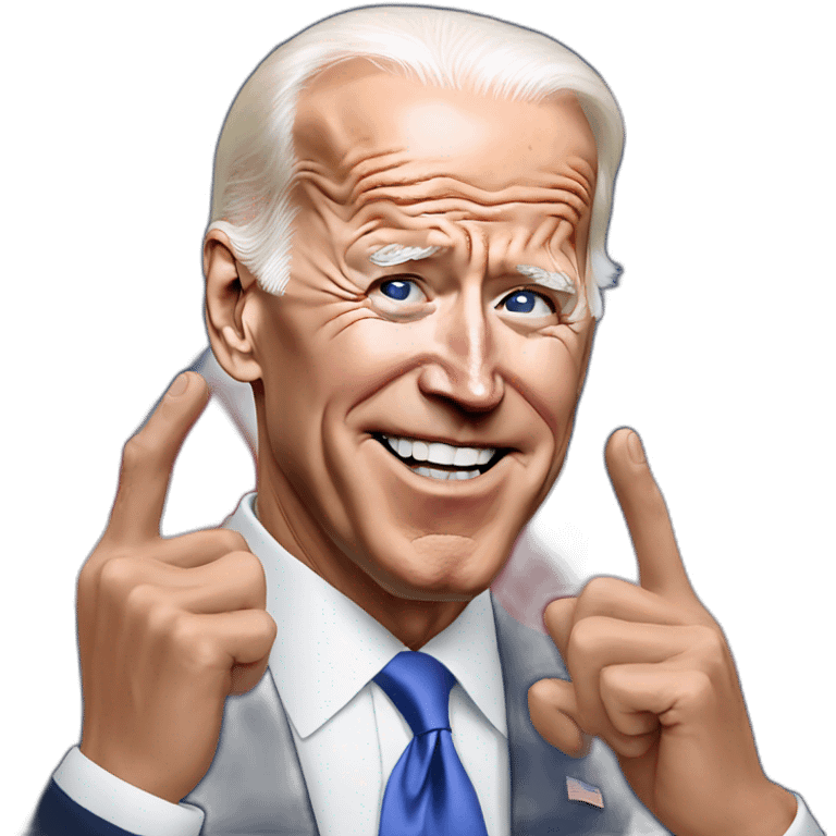 Joe biden snaps Fingers emoji