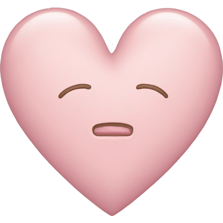 pastel pink heart emoji emoji