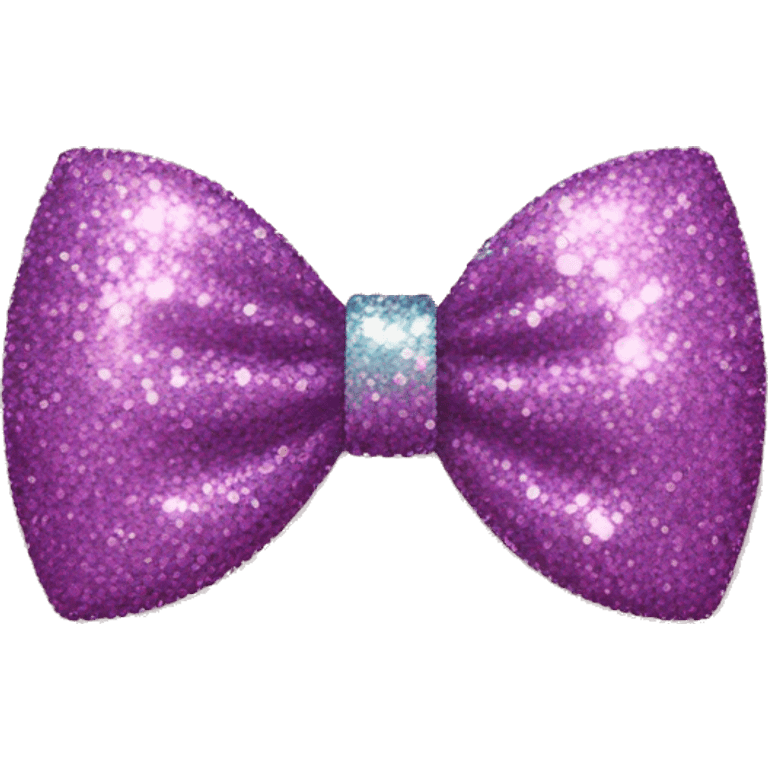 Glitter bow emoji