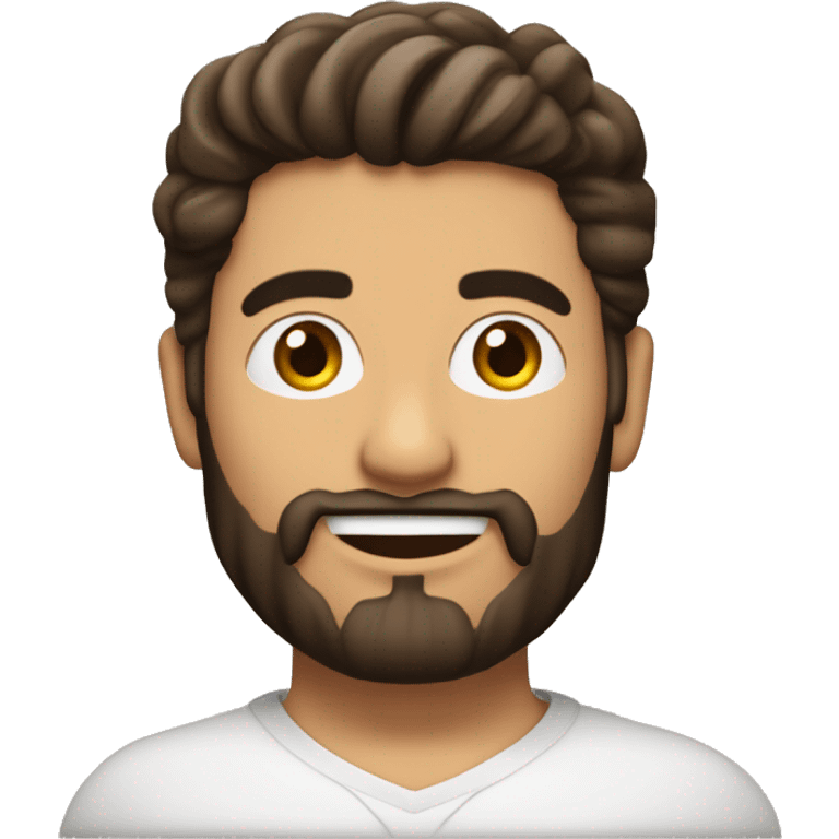 Alter Ego Parfait homme brun d'origine tunisien et français de 28ans avec une barbe  emoji