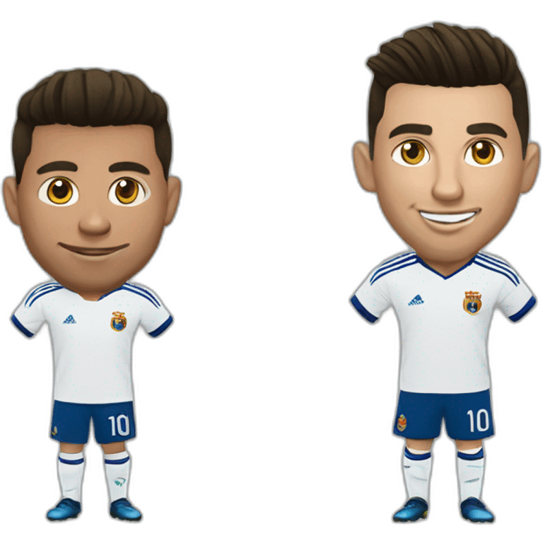 Ronaldo sur Messi emoji