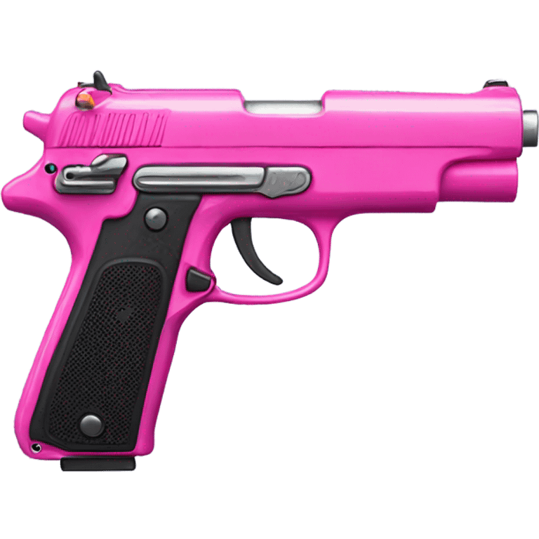 pink gun emoji