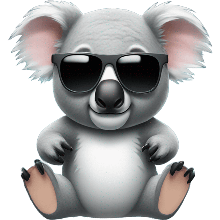 Koala with sunglasses emoji