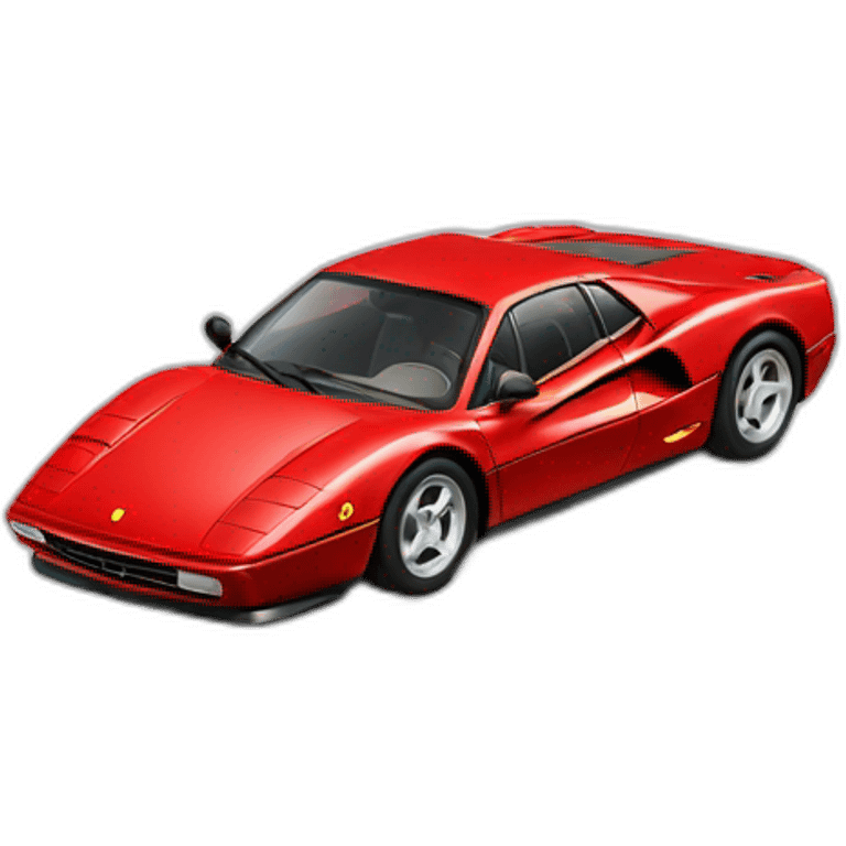 magnum pi in ferrari emoji