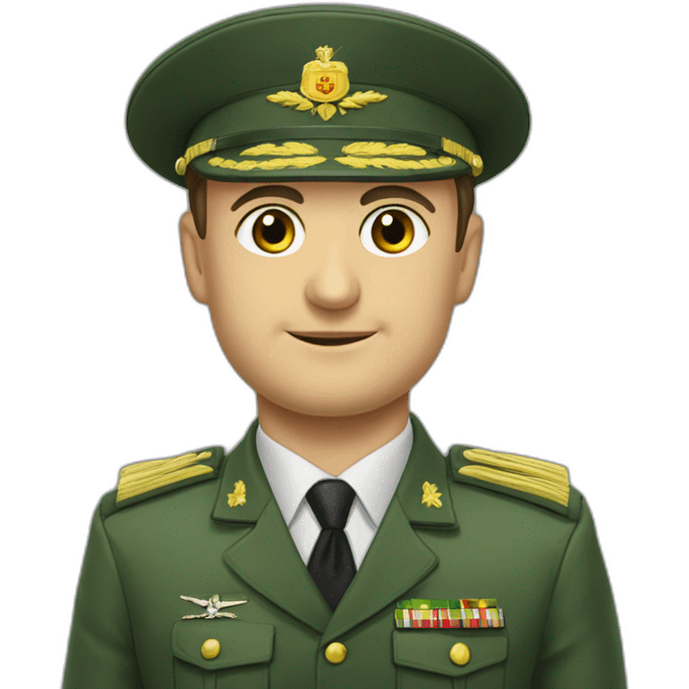 Zelensky in the uniform of the General emoji