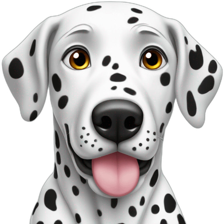 2 dalmatians in love emoji