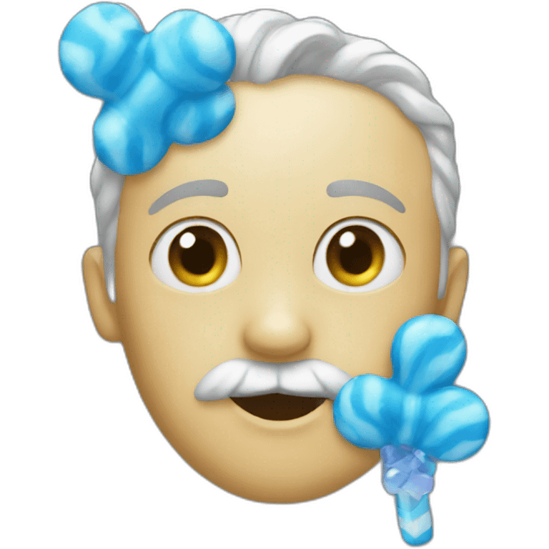 Blue-candy emoji