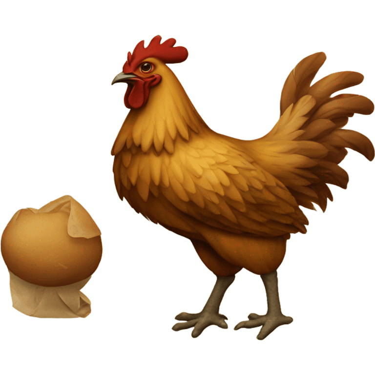 medieval chicken emoji