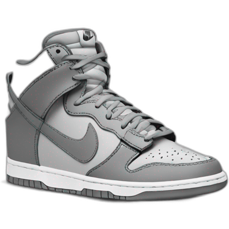 Nike-dunk-gris emoji