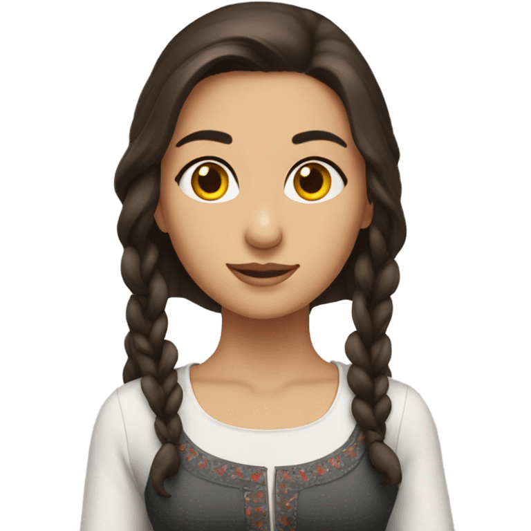 brunette turkish girl emoji