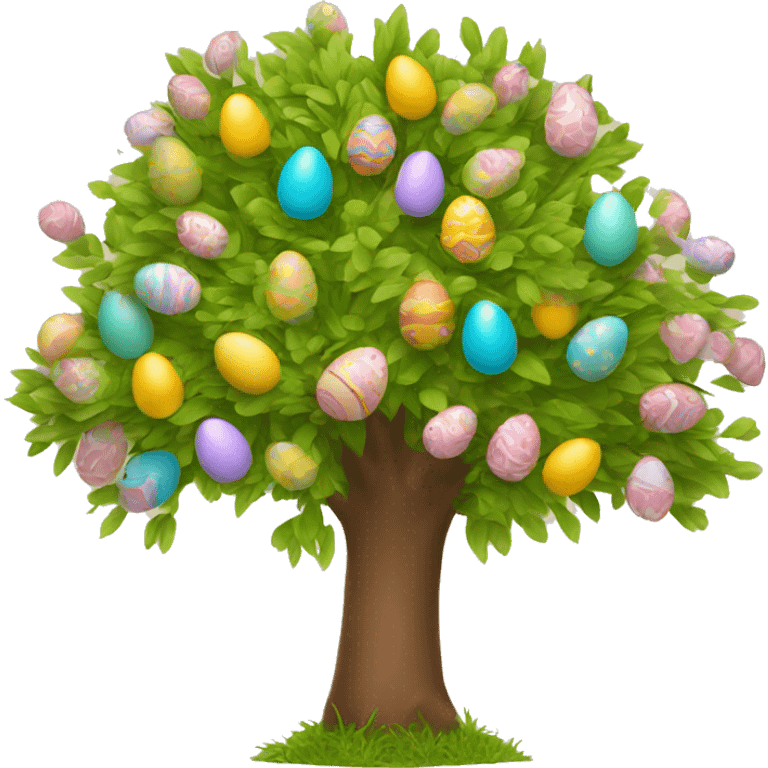 easter egg tree emoji