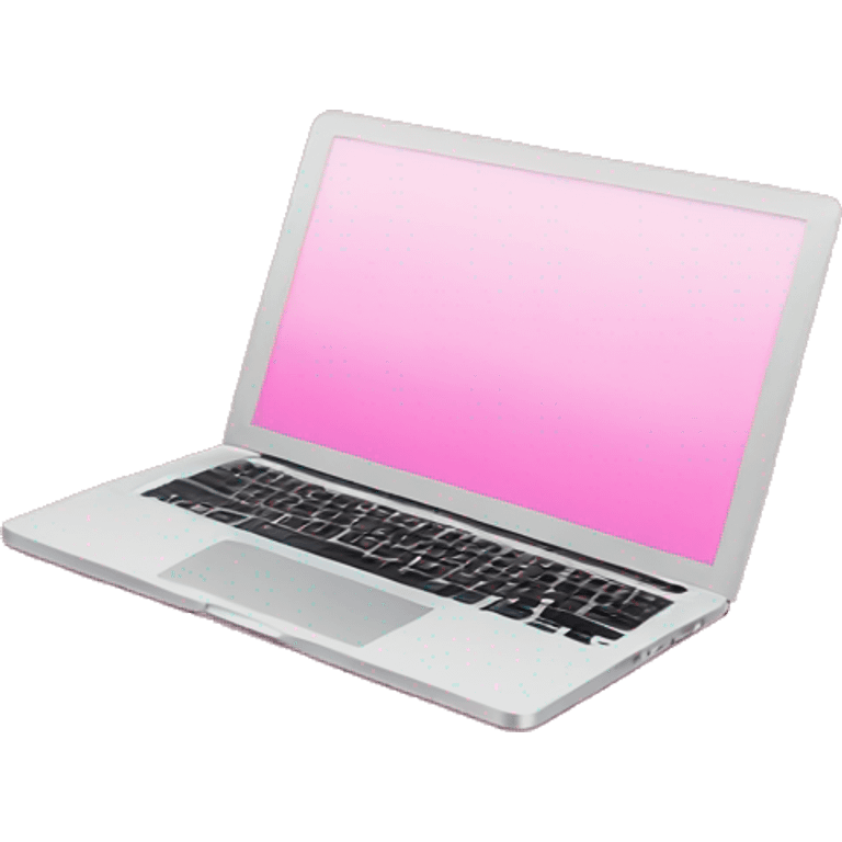 pink macbook emoji