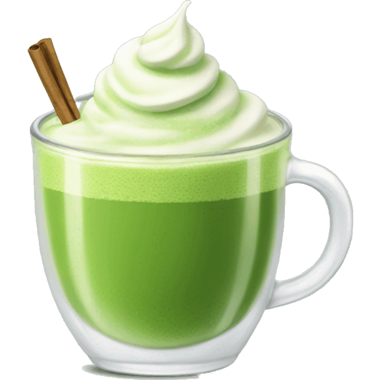 Matcha latte  emoji