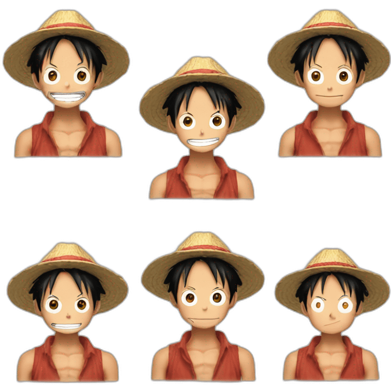 Luffy de one pièce emoji