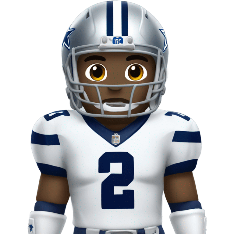 Kody in a Dallas Cowboy uniform emoji