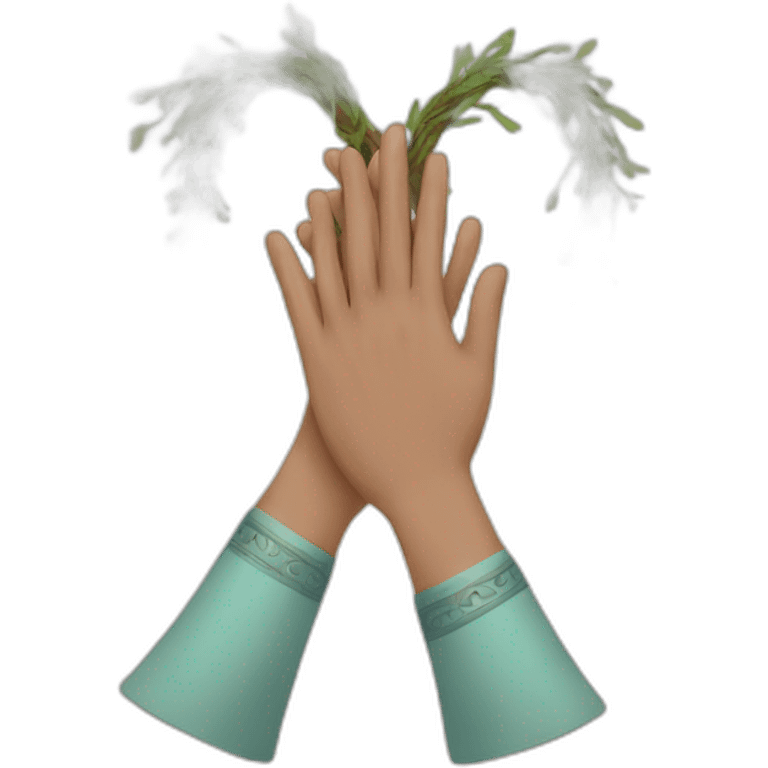 Hand fasting emoji