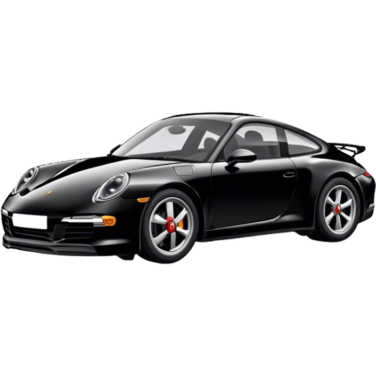 Porsche 911 - Porsche (Model Year: 2021) (Iconic colour: Black) emoji