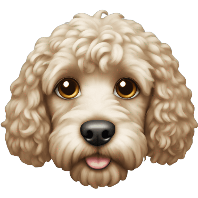 Cockapoo dog emoji