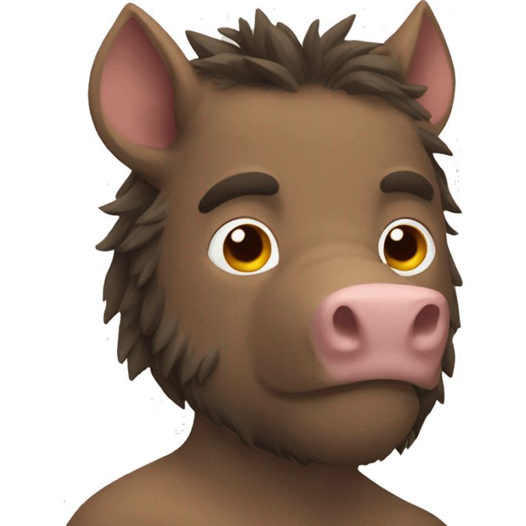 boar man  emoji