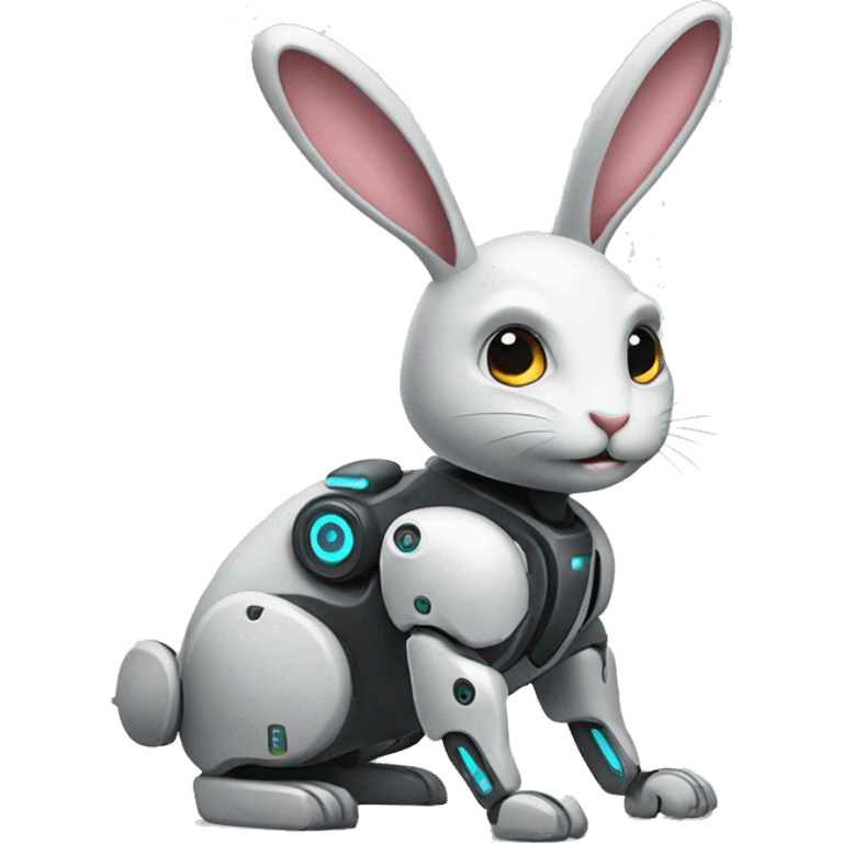 robot rabbit emoji