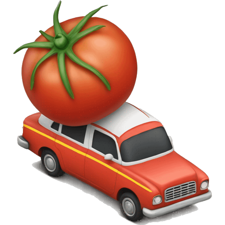 Tomato taxi emoji