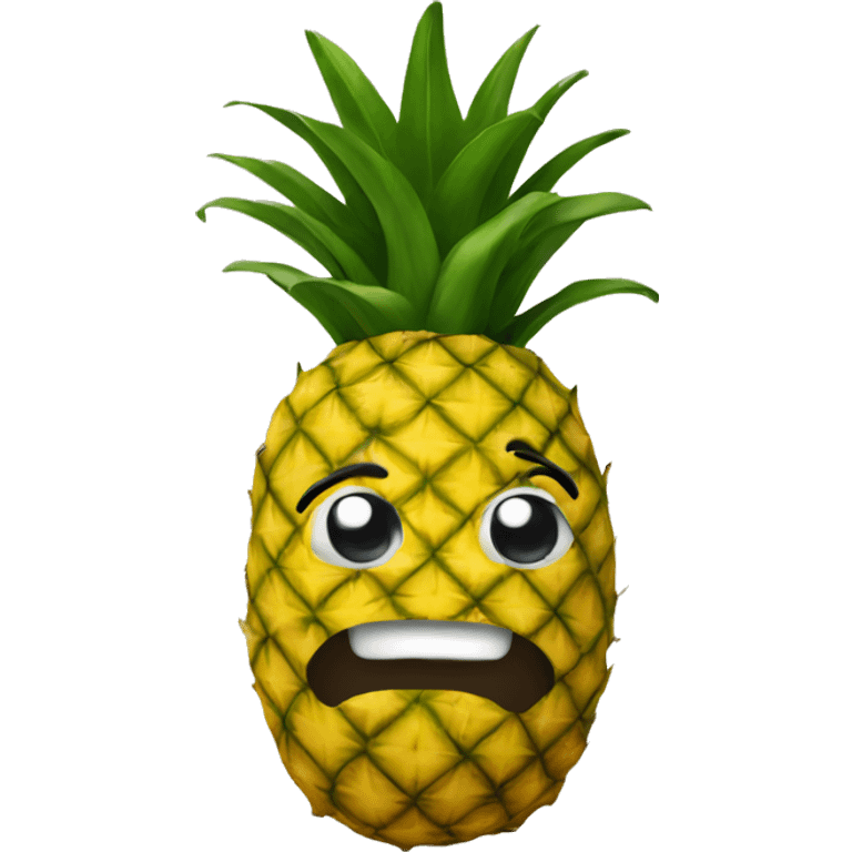 Upside down pineapple  emoji