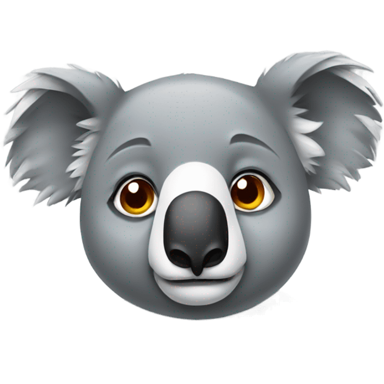 Bored koala emoji