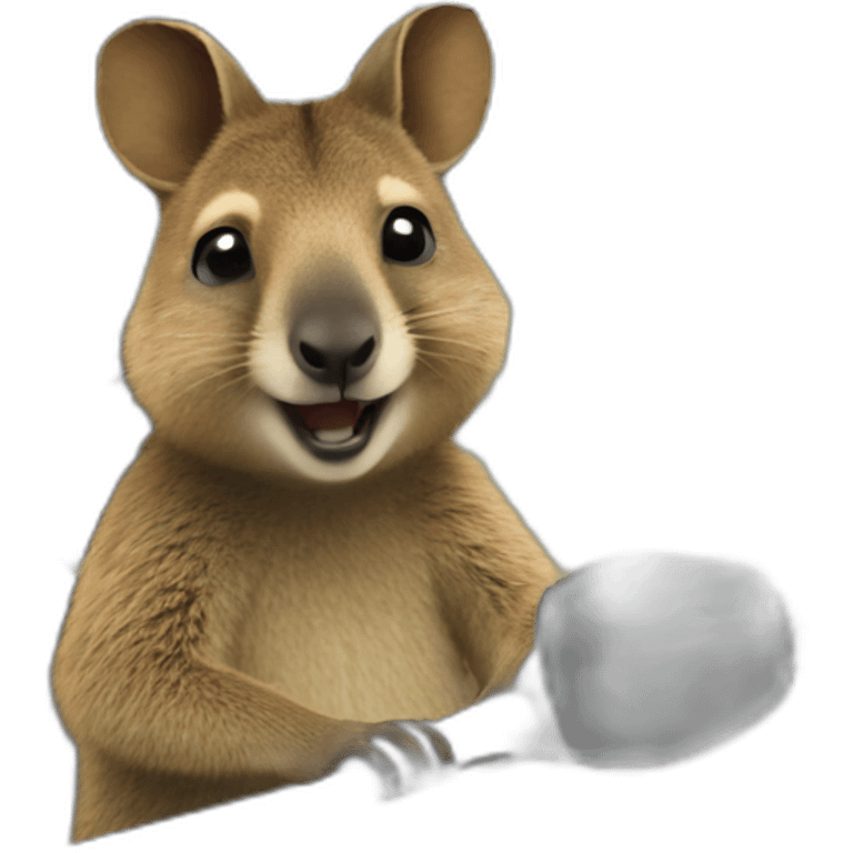 driving quokka wallaby emoji