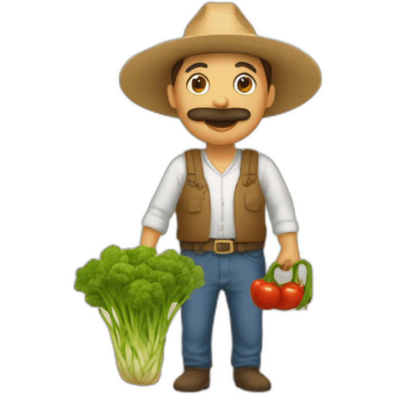 Huerto con verduras emoji