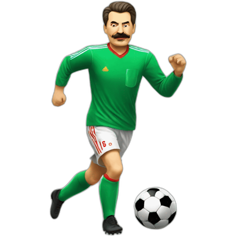 STALIN PLAYING SOCCER emoji