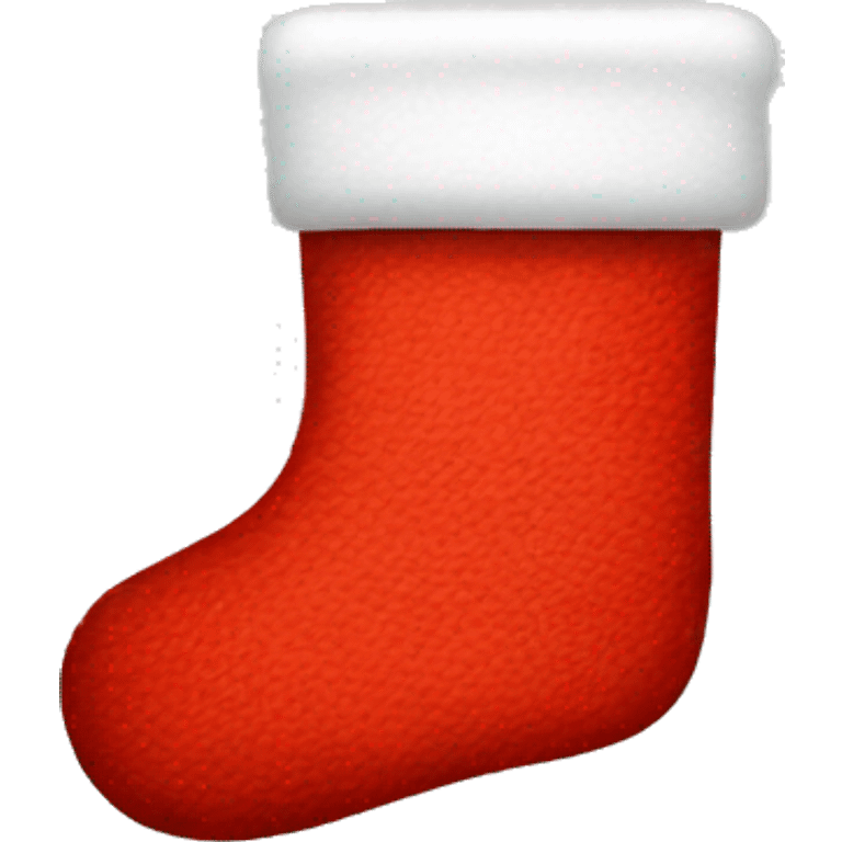 red Christmas stocking emoji