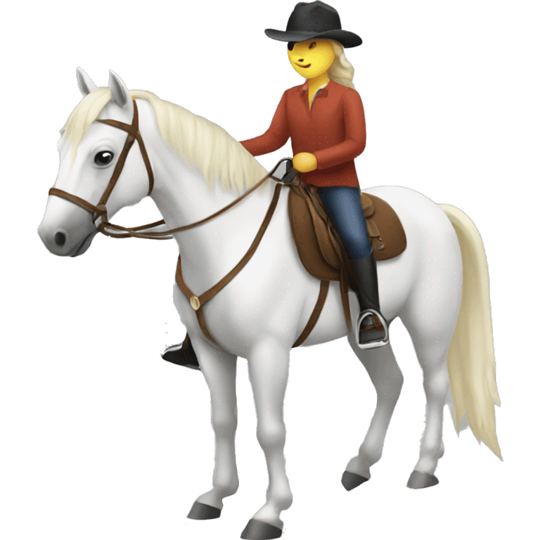 Horse rider emoji