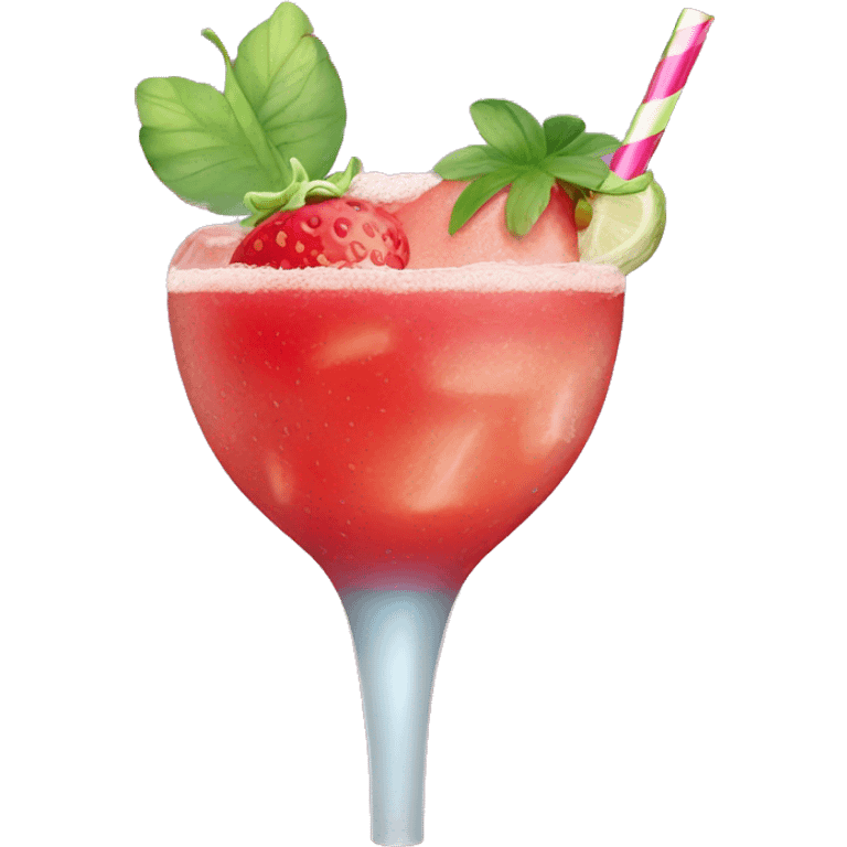 Strawberry daiquiri  emoji