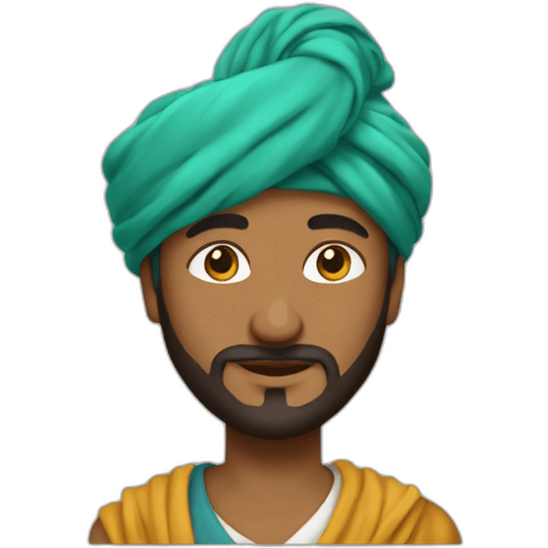 crea un turbante de un sultan emoji