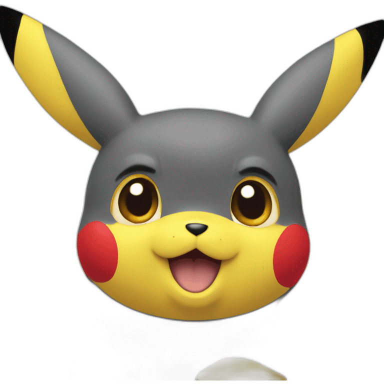 Pikachu tête emoji