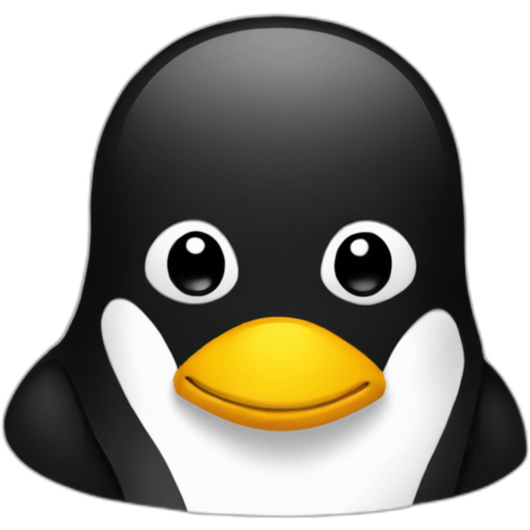 linux tux emoji