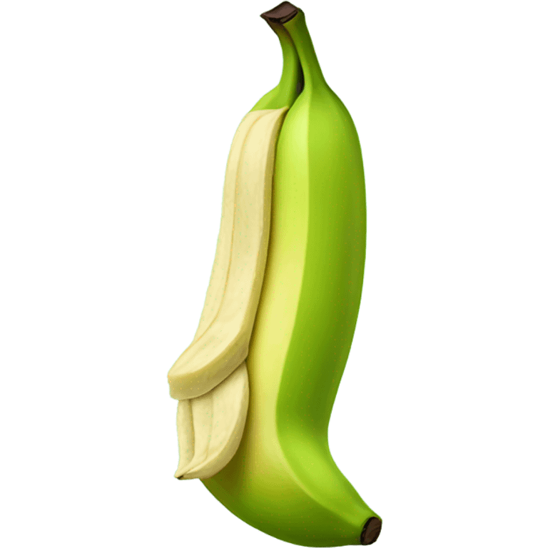 Light green banana peel emoji