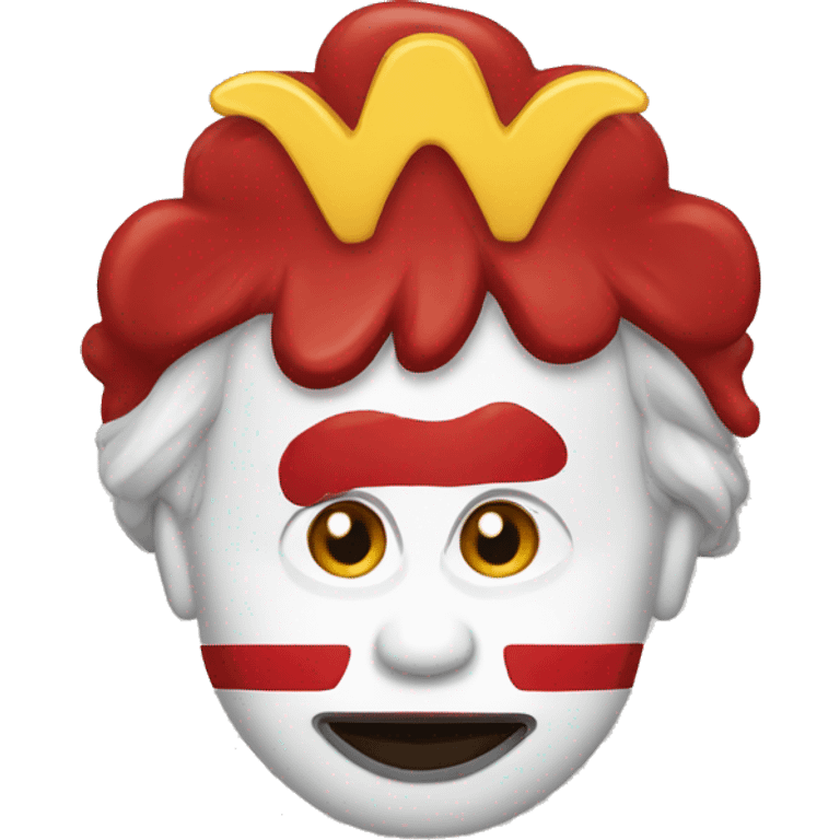 Ronald McDonald emoji