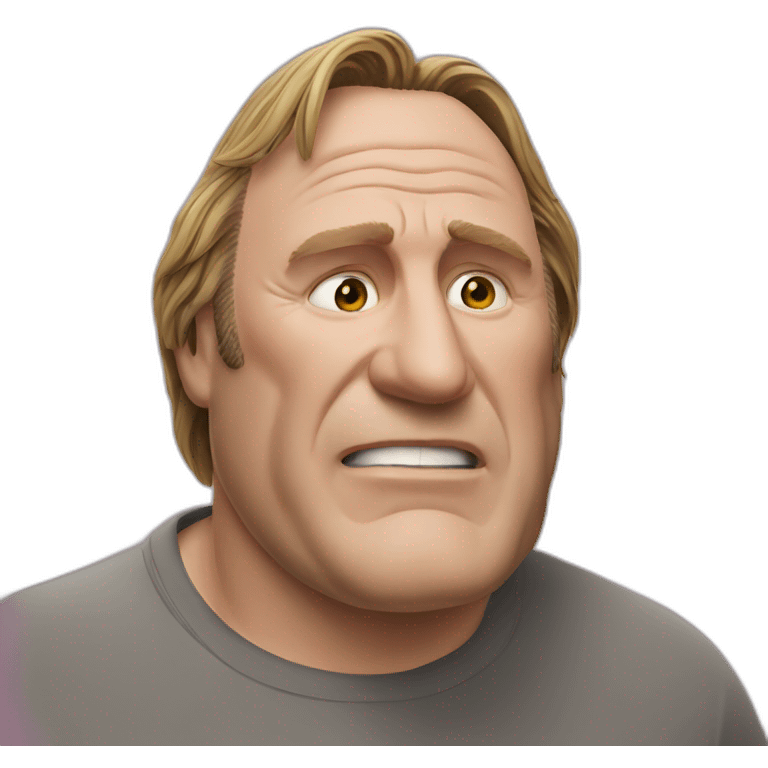 Depardieu surf emoji