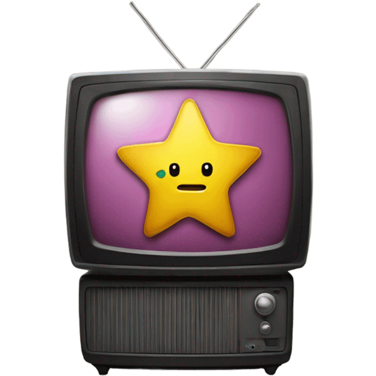 A tv with a star inside emoji