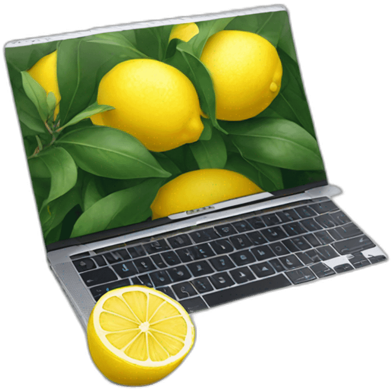 macbook pro 16 lemon emoji