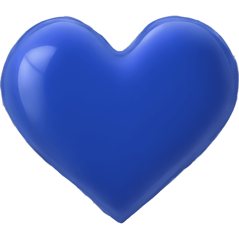 Lapis lazuli heart emoji