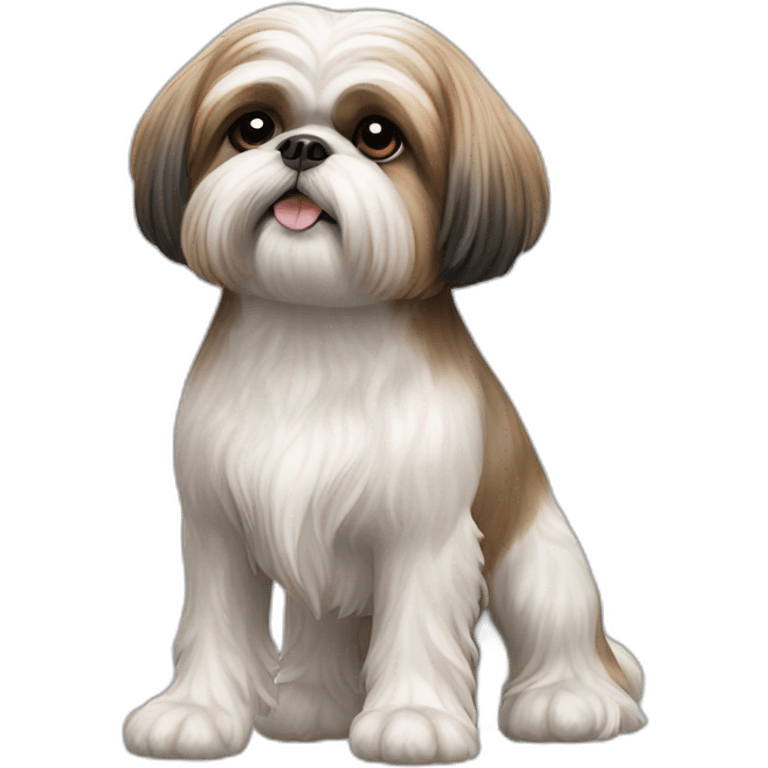 Dog Shih Tzu full-height emoji