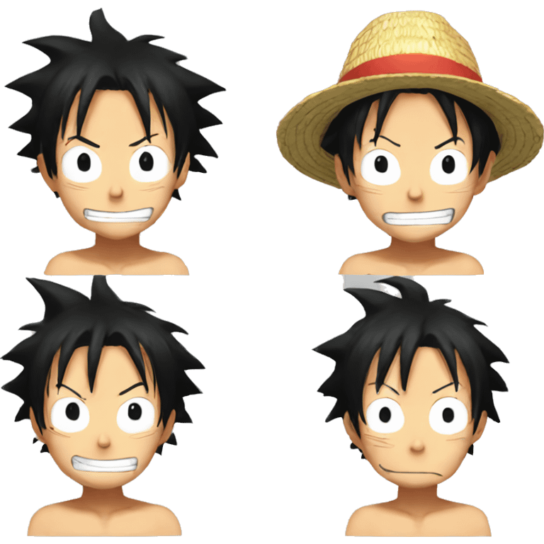 Luffy one piece emoji